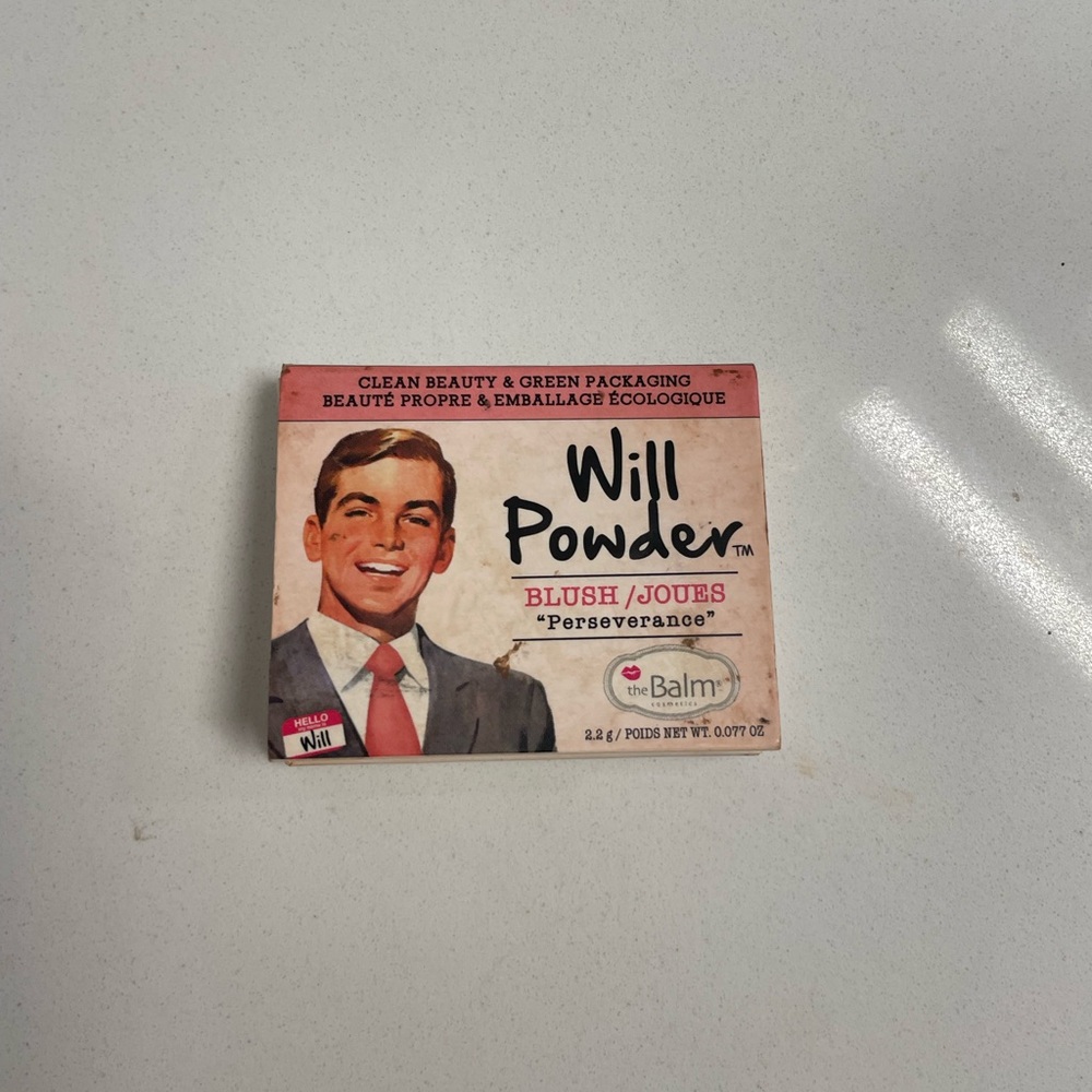 theBalm Will Powder Blush in Peachy Pink